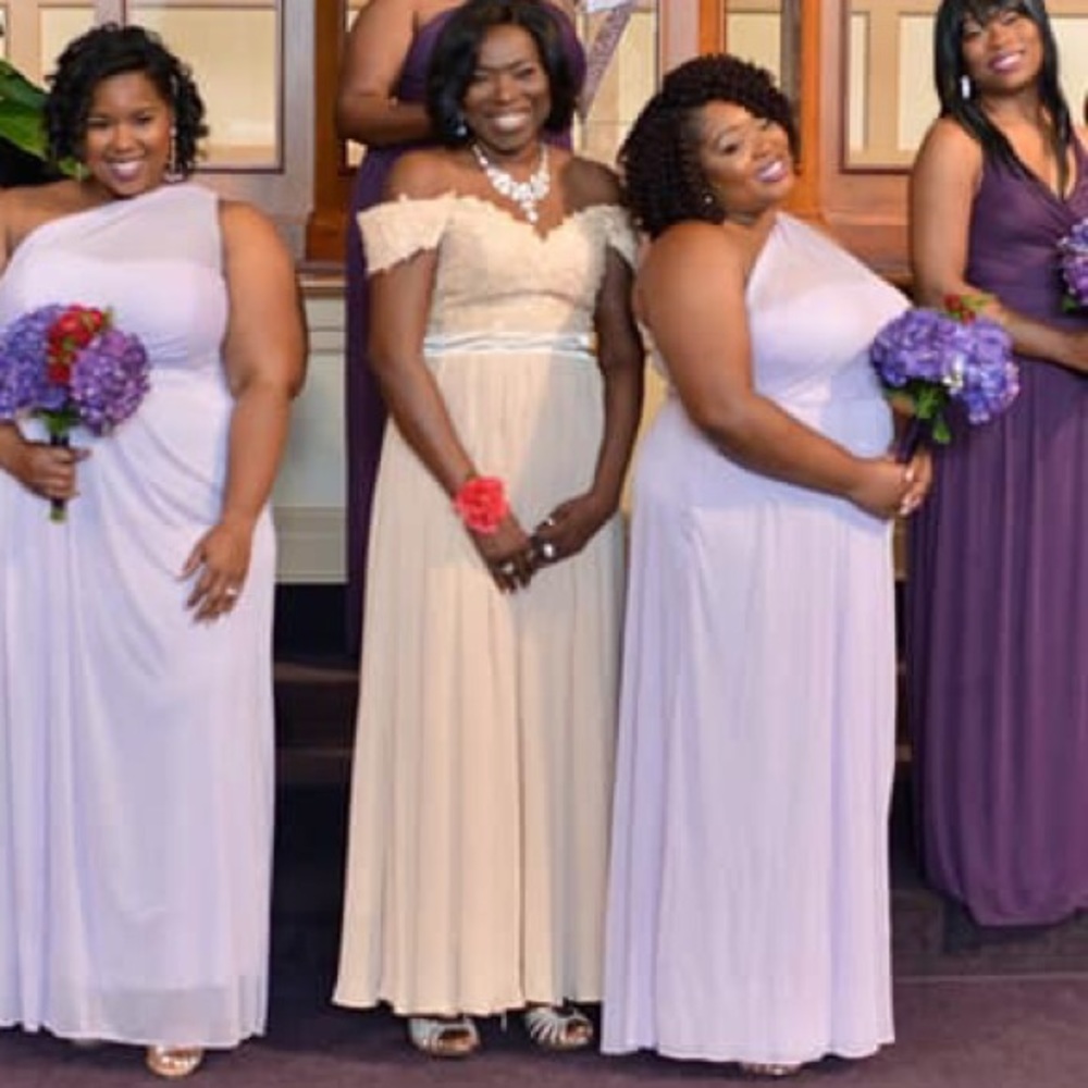 Picture with bridal dress on